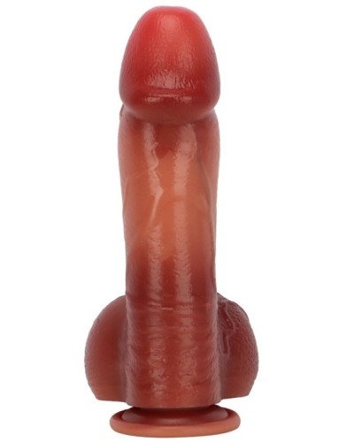 Gode Vibrant Va-et-Vient Reversy 15 x 5cm Marron sextoys et accessoires sur La Boutique du Hard