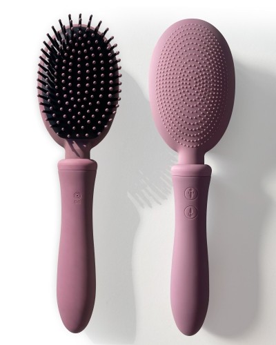 Brosse à Cheveux Vibrante Vibraliss 11.5 x 3.3cm Mauve sextoys et accessoires sur La Boutique du Hard