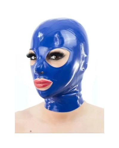 Cagoule en Latex Texie Bleu sextoys et accessoires sur La Boutique du Hard