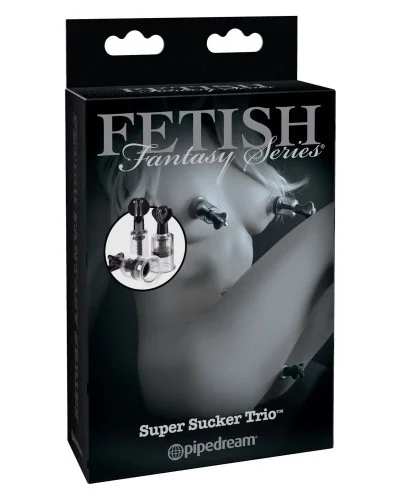 Lot de 3 Suce-Tétons Fetish Suckers - Diamètre 25mm sextoys et accessoires sur La Boutique du Hard