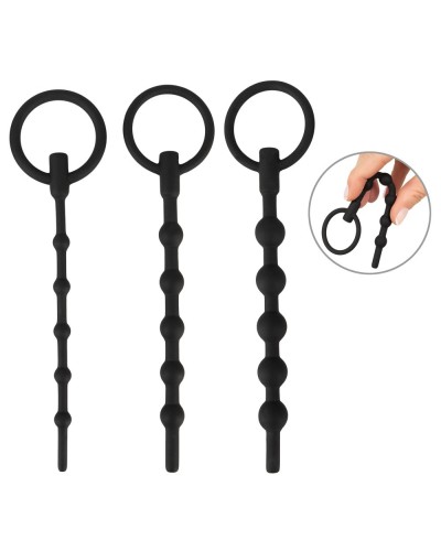 Kit de 3 Tiges d'urètre Training 12 cm - Diamètre 7 à 12mm sextoys et accessoires sur La Boutique du Hard