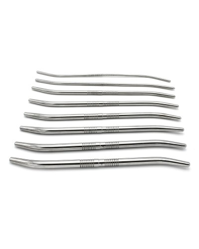 Kit de 8 Tiges d'urètre end Curve 14 cm - Diamètres 4 à 13mm  sextoys et accessoires sur La Boutique du Hard