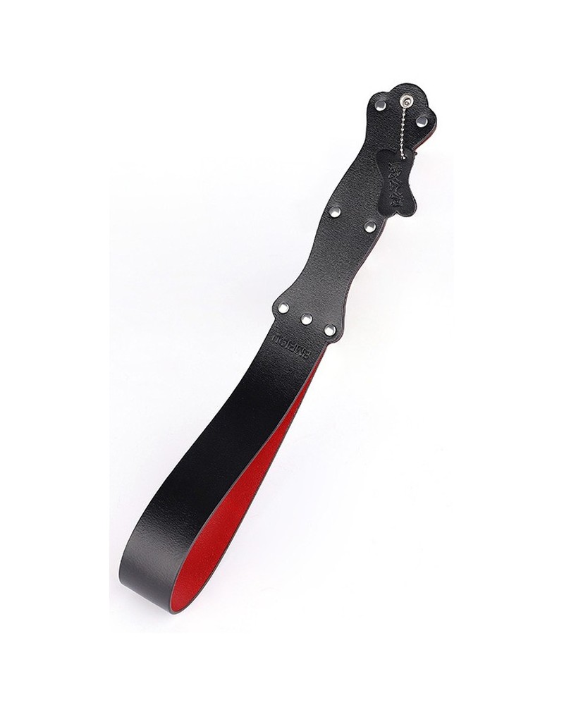 Paddle Slack 40 cm Noir-Rouge sextoys et accessoires sur La Boutique du Hard