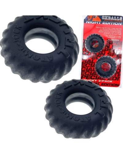 Lot de 2 Anneaux péniens Truckt Noirs sextoys et accessoires sur La Boutique du Hard