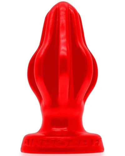 Plug silicone AirHole S 9 x 4cm Rouge sextoys et accessoires sur La Boutique du Hard