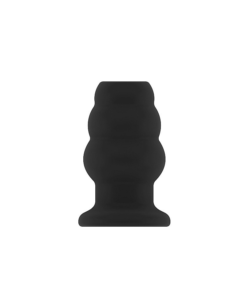 No.51 - Large Hollow Tunnel Butt Plug - 5 Inch - Black pas cher