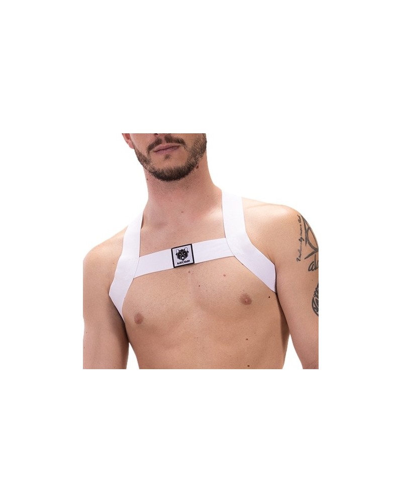 Harnais élastique Leonsh Blanc sextoys et accessoires sur La Boutique du Hard