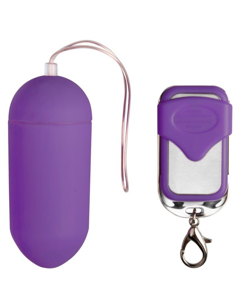 Oeuf Vibrant Secret Control violet - 7.6 x 3.4 cm pas cher