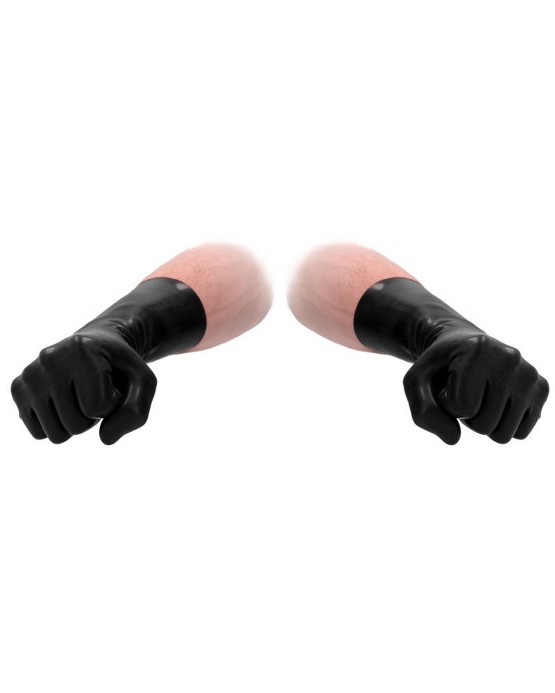 Gants en Latex Fist It Noirs sextoys et accessoires sur La Boutique du Hard