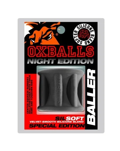 Ballstretcher Baller Night Edition Noir sextoys et accessoires sur La Boutique du Hard