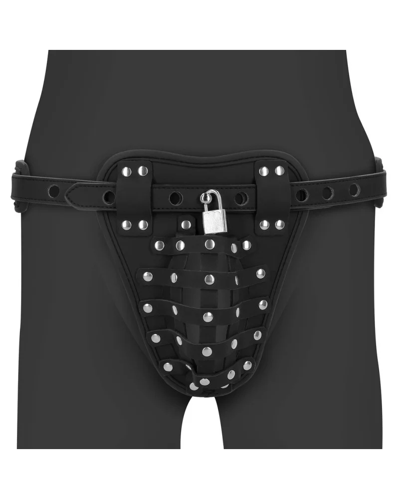 Ceinture de chasteté Jock Belt Noire sextoys et accessoires sur La Boutique du Hard