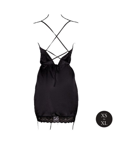 Robe Fendue Krystal Noir sextoys et accessoires sur La Boutique du Hard