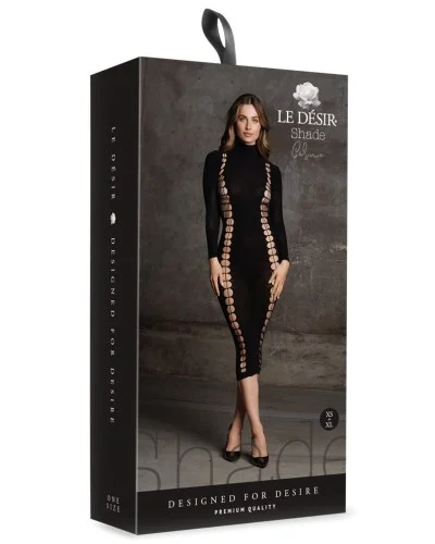 Robe Longue à Col Roulé CarmeNoir sextoys et accessoires sur La Boutique du Hard