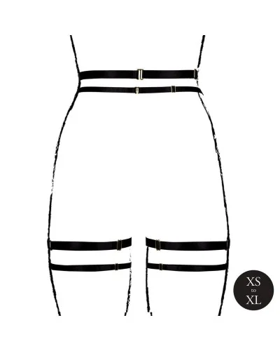 Porte-jarretelles Double Strap Noir sextoys et accessoires sur La Boutique du Hard