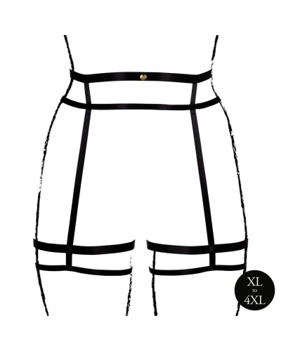 Porte-jarretelles Grande Taille Double Strap Noir sextoys et accessoires sur La Boutique du Hard