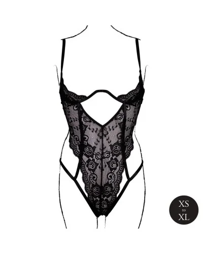 Body Dentelle Sandra Noir sextoys et accessoires sur La Boutique du Hard