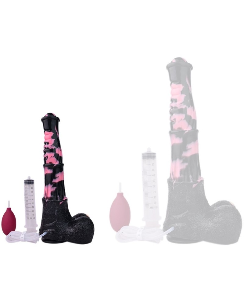 Gode Éjaculateur Horse Tinulf Squirt M 19 x 5cm Noir-Rose sextoys et accessoires sur La Boutique du Hard