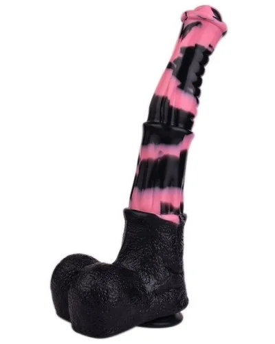 Gode Horse Tinulf M 19 x 5cm Noir-Rose sextoys et accessoires sur La Boutique du Hard