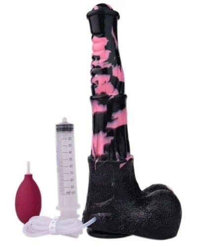 Gode Éjaculateur Horse Tinulf Squirt M 19 x 5cm Noir-Rose sextoys et accessoires sur La Boutique du Hard