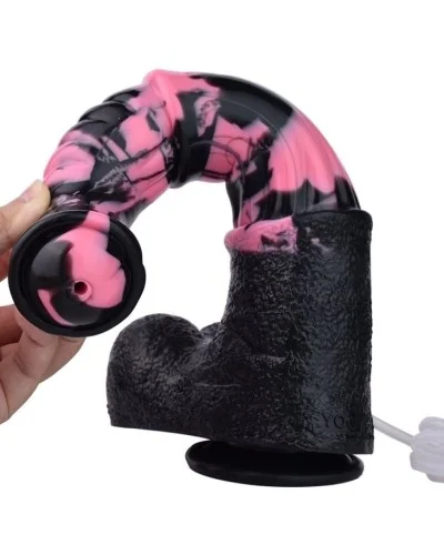 Gode Éjaculateur Horse Tinulf Squirt L 28 x 6.5 cm Noir-Rose sextoys et accessoires sur La Boutique du Hard