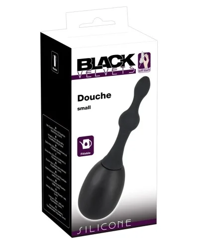 Poire Velvet Shower 200 ml - 14 x 3 cm Noire sextoys et accessoires sur La Boutique du Hard