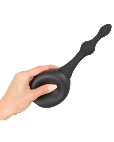 Poire Velvet Shower 200 ml - 14 x 3 cm Noire sextoys et accessoires sur La Boutique du Hard