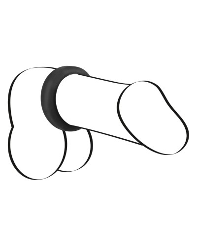 Cockring Velvet Ring S Noir 26mm sextoys et accessoires sur La Boutique du Hard