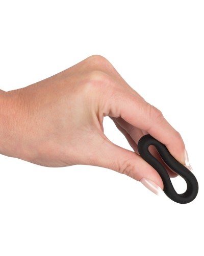Cockring Velvet Ring M Noir 32mm sextoys et accessoires sur La Boutique du Hard
