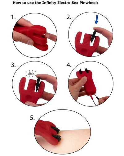 Double Roue à picots Electrostim Infinity sextoys et accessoires sur La Boutique du Hard