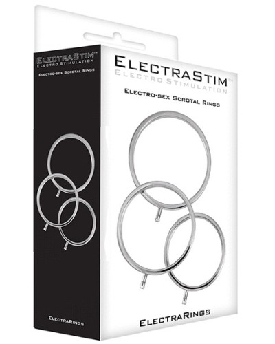 Lot de 3 Cockring Électro Scrotal Rings Electrastim sextoys et accessoires sur La Boutique du Hard