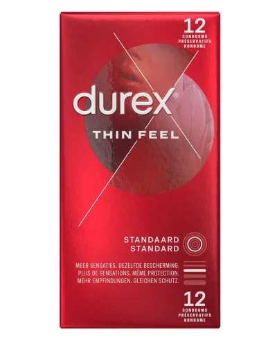 Préservatifs Durex Thin Feel x12 sextoys et accessoires sur La Boutique du Hard