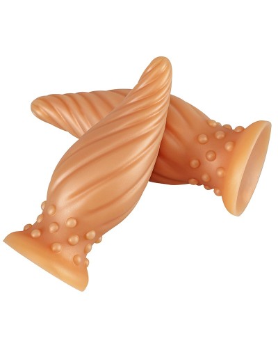 Plug Spiral Pik S 12.5 x 5.2cm Or sextoys et accessoires sur La Boutique du Hard