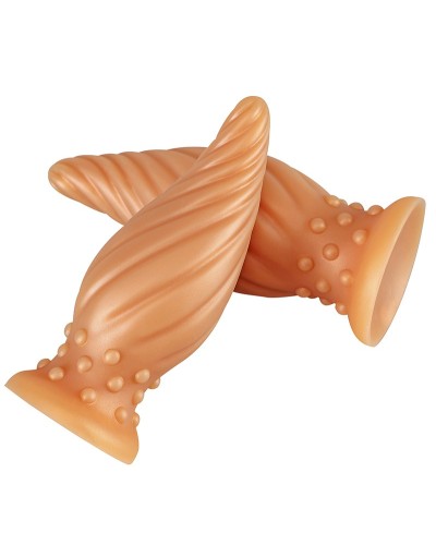 Plug Spiral Pik L 18.5 x 7.2cm Or sextoys et accessoires sur La Boutique du Hard