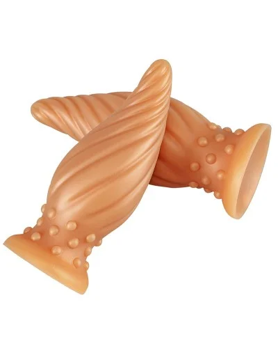 Plug Spiral Pik XL 21 x 8 cm Or sextoys et accessoires sur La Boutique du Hard