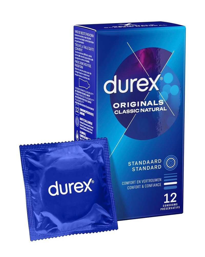 Préservatifs Durex Originals Natural x12 sextoys et accessoires sur La Boutique du Hard