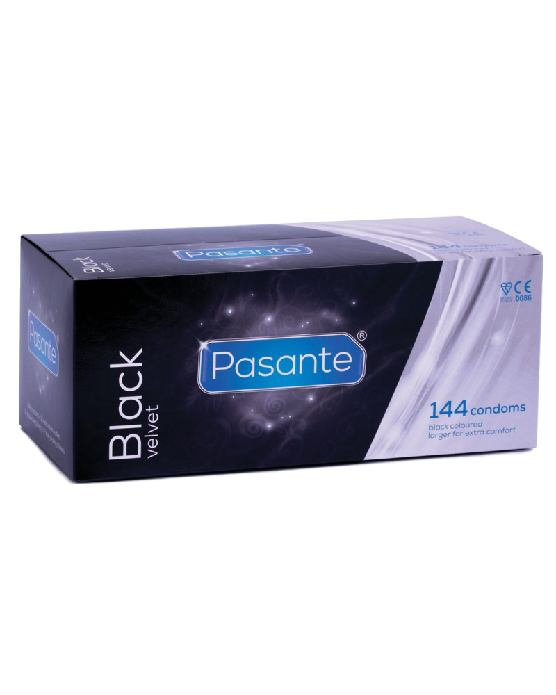 Pack de 144 PrEservatifs Epais Noirs pas cher