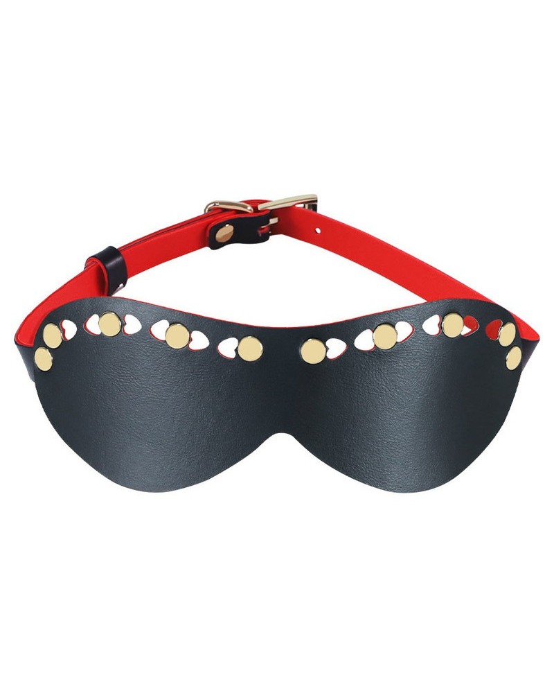 Masque SIMPLY HEART Noir et Rouge sextoys et accessoires sur La Boutique du Hard