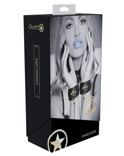 Menottes de Poignets Venise Noir sextoys et accessoires sur La Boutique du Hard