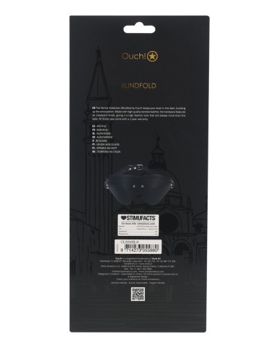 Masque SM Venise Noir sextoys et accessoires sur La Boutique du Hard