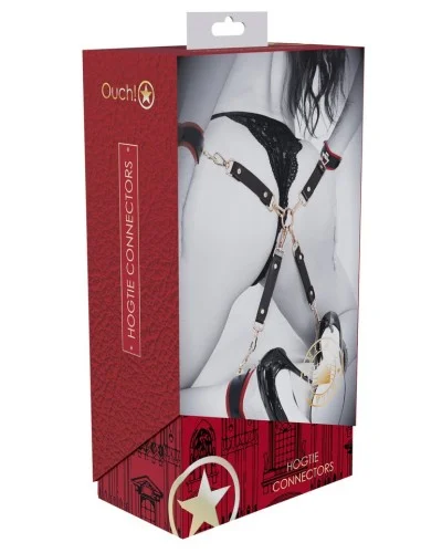 Hogtie Milan Noir et Rouge sextoys et accessoires sur La Boutique du Hard