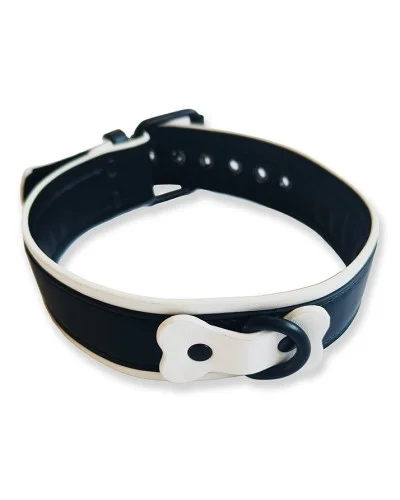 Collier Puppy Collar Noir-Blanc sextoys et accessoires sur La Boutique du Hard