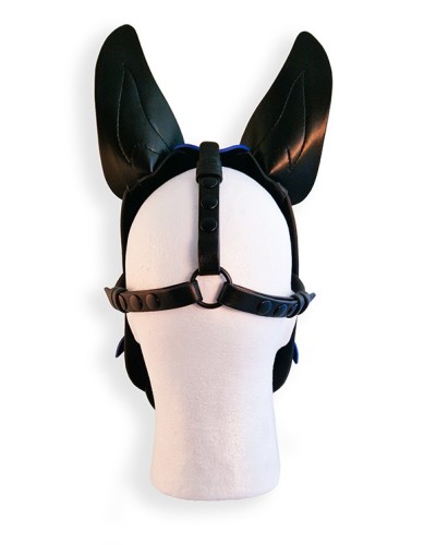 Cagoule Puppy Hood Noire et Bleue sextoys et accessoires sur La Boutique du Hard