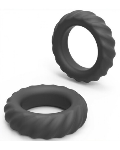 Pack de 5 cockrings Enhance Rings Silicone pas cher