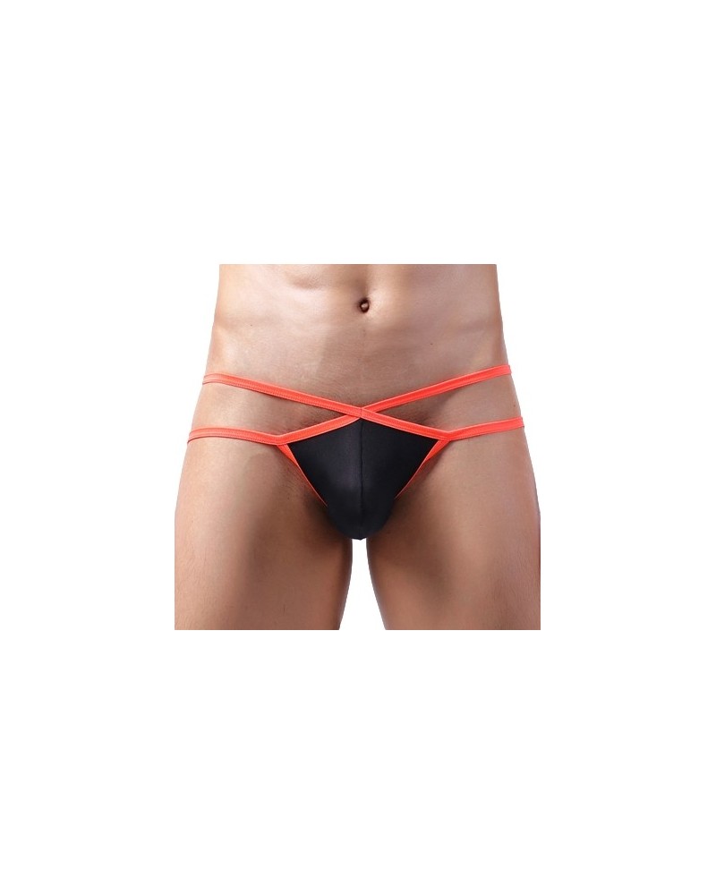 Jockstrap Bellicross Noir-Orange sextoys et accessoires sur La Boutique du Hard