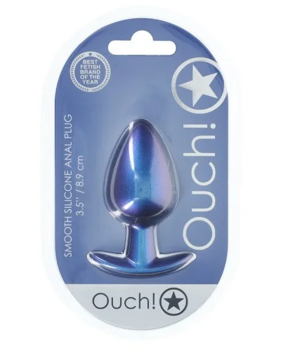 Plug Metally L 7.5 x 4cm Bleu sextoys et accessoires sur La Boutique du Hard