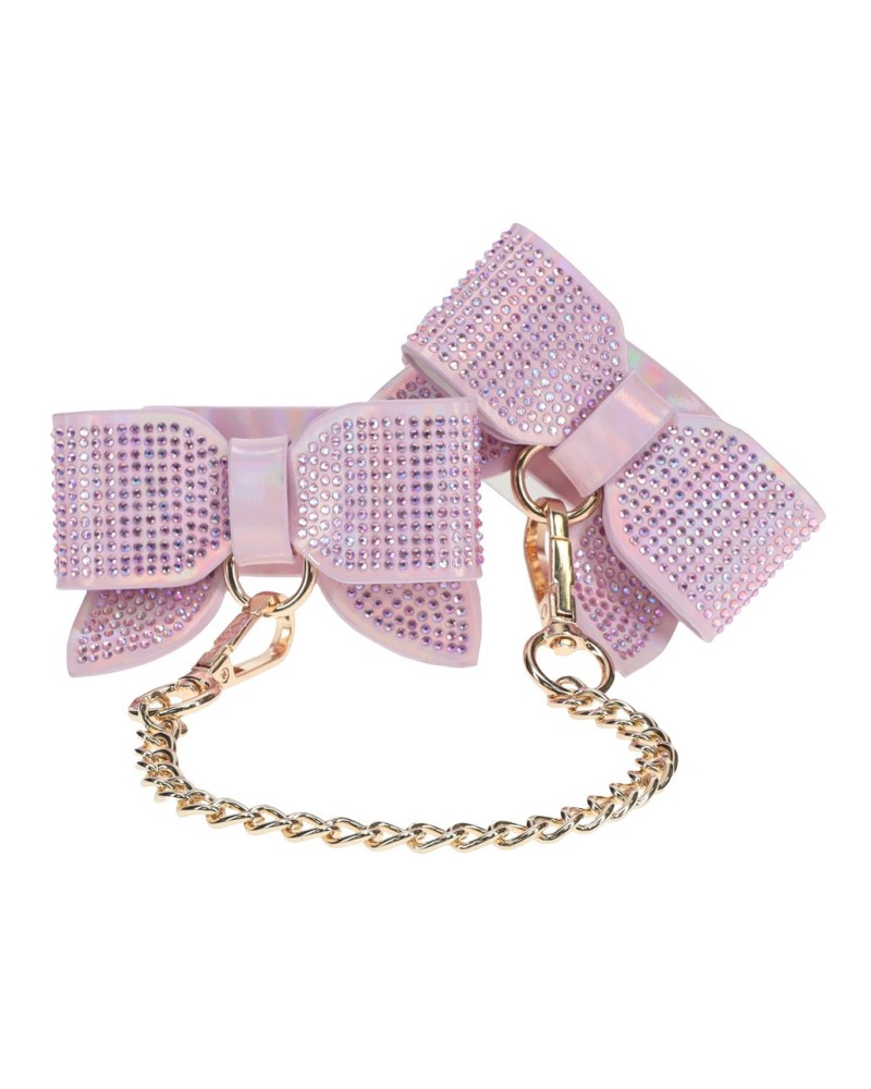 Menottes de Poignets Paris Rose sextoys et accessoires sur La Boutique du Hard
