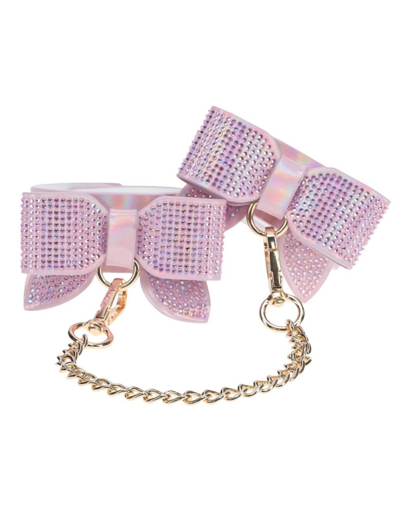 Menottes de Chevilles Paris Rose sextoys et accessoires sur La Boutique du Hard