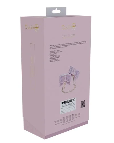 Menottes de Chevilles Paris Rose sextoys et accessoires sur La Boutique du Hard