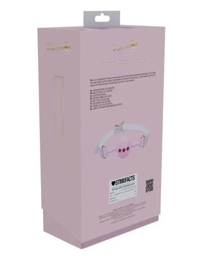 Bâillon-Boule Paris 41mm Rose sextoys et accessoires sur La Boutique du Hard