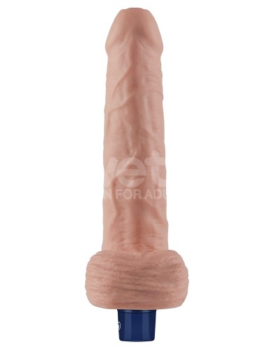 Gode Vibrant avec Bourses Softee 17 x 4.4cm Chair sextoys et accessoires sur La Boutique du Hard